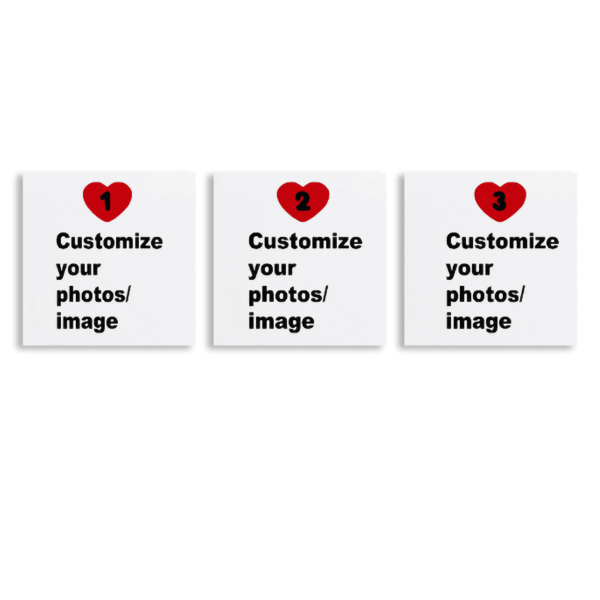 3pcs Custom Square Posters, Family Photo Posters, Music Posters, Pet Posters, Personalized Gifts, Without Frames Ornamental Exquisite, Modern, Contracted Custom, Personalized, Unique Ideal Gifts For Him Her, Boyfriend, Girlfriend, Dad, Mom, Family, Friends For Anniversaries, For Valentine's Day, For Mother's Day, For Birthdays, For Children's Day, For Father's Day, For Graduation, For Weddings, For Housewarming Dining Room, Living Room, Bedroom, Office, Tea Room, Home, Valentine Day, Valentine Day Decor