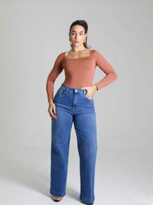 Women Bodysuits - 鏽棕色 - 查看 3