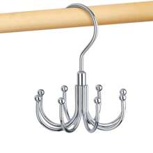 1pc Multifunctional Rotating Hook Hanger For Clothes, Belts, Ties, Bags Storage - Multicolor - View 4