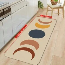 1PC Boho Kitchen Rugs And Mats Farmhouse Style Rustic Kitchen Mat For Floor, Non-Slip Washable Kitchen Sink Mats Holiday Kitchen Decor Doormat+Runner Rug - Brown - View 13