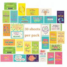 (Bright Version) Set Of 30 Motivational Cards In English, Encouraging Self-Motivation And Stress Relief For Employees And Students - Bright - View 5