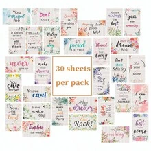 (Bright Version) Set Of 30 Motivational Cards In English, Encouraging Self-Motivation And Stress Relief For Employees And Students - Bright - View 4