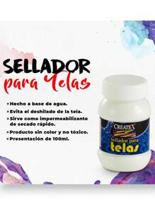 Sellador de tela 100ml - Transparente - Ver 2