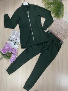 Women Two-Piece Outfits - 綠色 - 查看 1