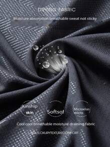 男友款男士轻便速干透气冰丝排球服，专业运动训练服 - 灰色 - 查看 3