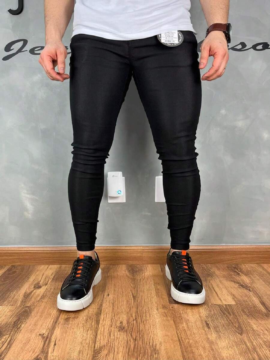 Men Pants - Black - View 1