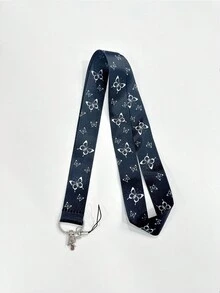 mengtuibian 1pc Cartoon Butterfly ID Card Lanyard, Suitable For Hanging Keys, Phone Lanyards, Game Consoles, Camera Lanyards, Document Lanyards, Access Passes, Transportation Cards, Work Permits, Venue Certificates, Concerts, Cocktail Parties, Etc.