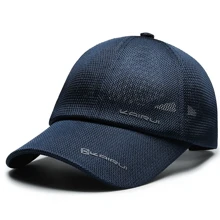 1 pieza Gorra de béisbol transpirable con malla para hombre, sombrero deportivo ajustable para exteriores, protección solar, casual para primavera, otoño, viajes, playa, fiesta - Multicolor - Ver 18