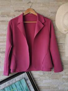 Women Blazers - Purple - View 1