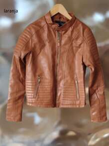 Women Jackets - Orange - View 3