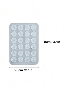 1/3/5 件硅胶吸盘手机壳支架 - 免提，强力抓握，适合自拍和视频 - 耐用，易于使用 - 兼容各种手机，建议用于镜子和玻璃等光滑表面