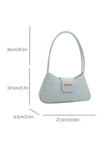 高品質手提袋和肩背袋，流行款式，時尚通勤包，多功能書包 - 藍色 - 查看 6