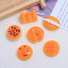 10 chiếc Đồ chơi mô phỏng thực phẩm bằng nhựa ngẫu nhiên Vật liệu tự làm, bao gồm trang trí vỏ điện thoại, bộ phận làm đồ trang sức và trang trí phẳng sáng tạo - Đồ chơi thực phẩm mô phỏng - Xem 7