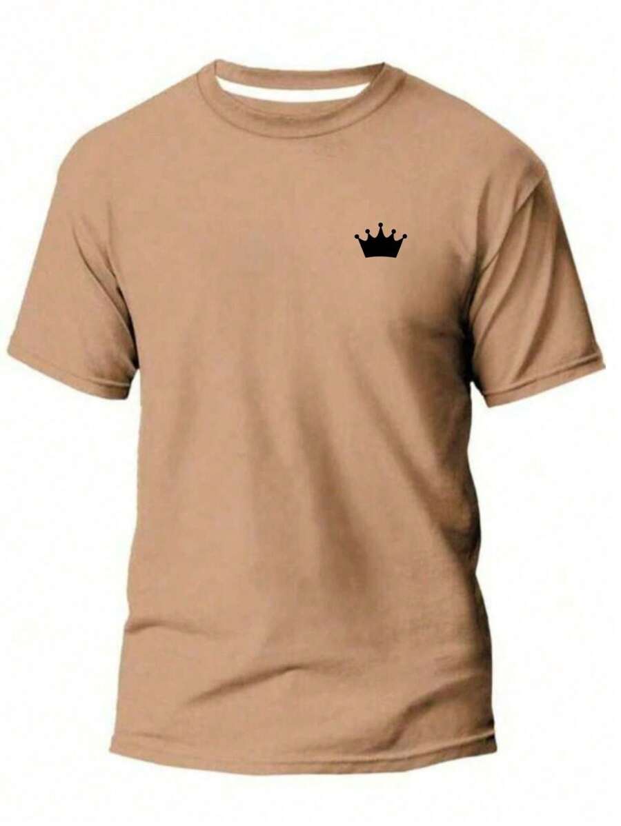 Men T-Shirts - 棕色 - 查看 1