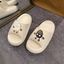 Sandalias para el hogar de Dibujos Animados de casa y de ducha. ☆ - Blanco - Ver 4