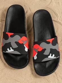 Summer Men Slippers, Korean Fashion Personalized Non-Slip Indoor/Outdoor Beach Slippers - Black - View 2