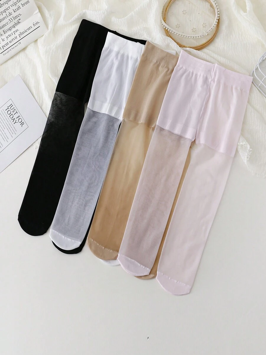 4 Pairs Dance Pantyhose Tights Suitable For Baby Kids Teenagers