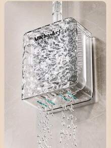 硅胶马桶刷套装，壁挂式，无需钻孔，浴室长柄清洁刷，可重复使用马桶清洁工具 - 透明灰 - 查看 6