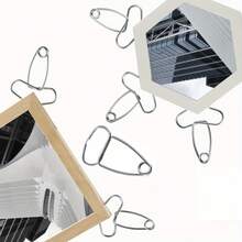 彈簧夾套裝，8支彈簧夾和1支鉗子，適用於木工、木裝飾、模具、相框 - 藍色 - 查看 7