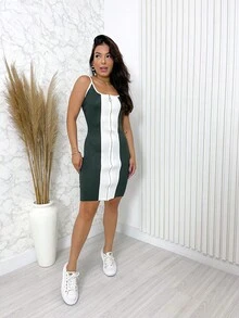 Women Dresses - 綠色 - 查看 2