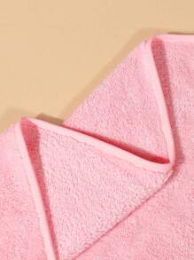 1 toalla de baño para bebé con poncho con capucha de dibujos animados súper suave, altamente absorbente y diseñada para recién nacidos