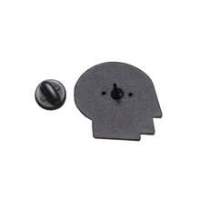 1 件粉色卡通创意可爱个性头像刻字金属卡通组合节日装饰女士节日装饰徽章和女孩节日装饰徽章送给朋友的理想礼物 - 粉色 - 查看 6