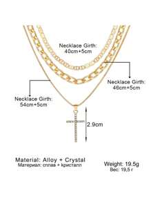 Women Pendant Necklaces - Gold - View 5