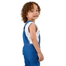 Young Boys Jumpsuits - 中等水洗藍 - 查看 2