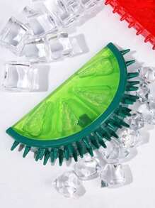 1 pieza/2 piezas/3 piezas Juguete para mascota con sonido, lindo juguete para masticar con forma de fruta para refrescarse en el verano