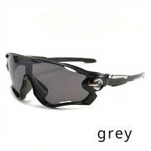 1 时尚自行车运动防风时尚眼镜，颜色一体化设计，超轻，户外眼镜遮阳镜配件 - 彩色 - 查看 8