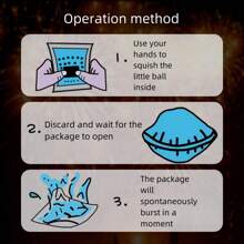 10入組臭袋惡作劇炸彈，惡作劇屁彈禮物，臭袋玩笑，臭彈袋 - 彩色 - 查看 7