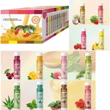 MISS FACTORX 60 حبة/صندوق، طقم هدية شفاه شكل قلب 12 نكهة، ترطيب عميق 5 جرام، ترطيب عالي،مغذية ومنيرة لعناية الشفاه، هدية مثالية للنساء ،تفضيلات الحفلات - 60 قطعة/صندوق هدية بلسم الشفاه الحب - مشاهدة 5