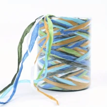 1 dải ruy băng Raffia đầy màu sắc dài 262ft và 6 dây giấy đóng gói màu, hoàn hảo để gói quà và trang trí DIY, ruy băng bó hoa, giấy gói hoa, vải cung cấp thủ công, chất liệu bó hoa cưới tự làm, vật liệu gói quà, ruy băng trang trí bánh, trang trí đám cưới - Nhiều màu - Xem 8