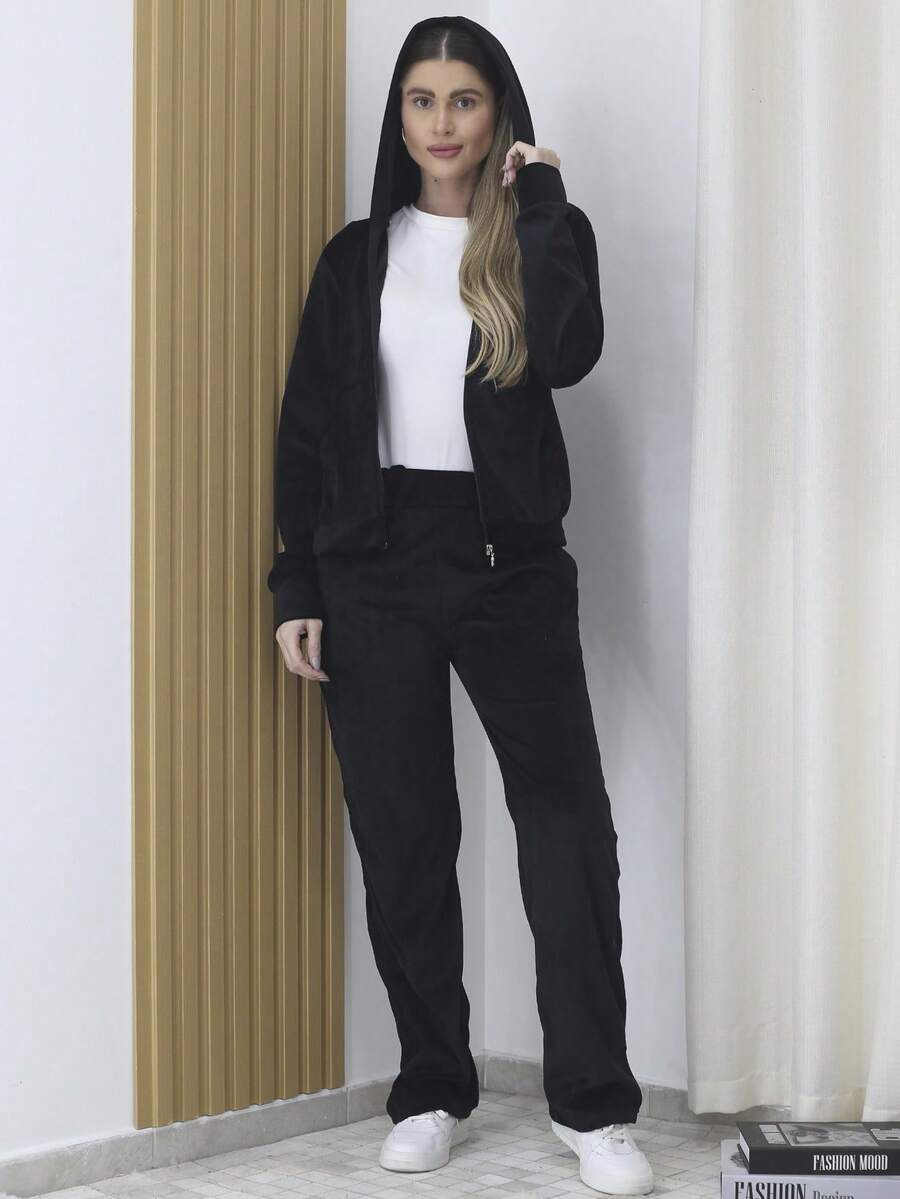 Women Two-Piece Outfits - màu đen - Xem 1