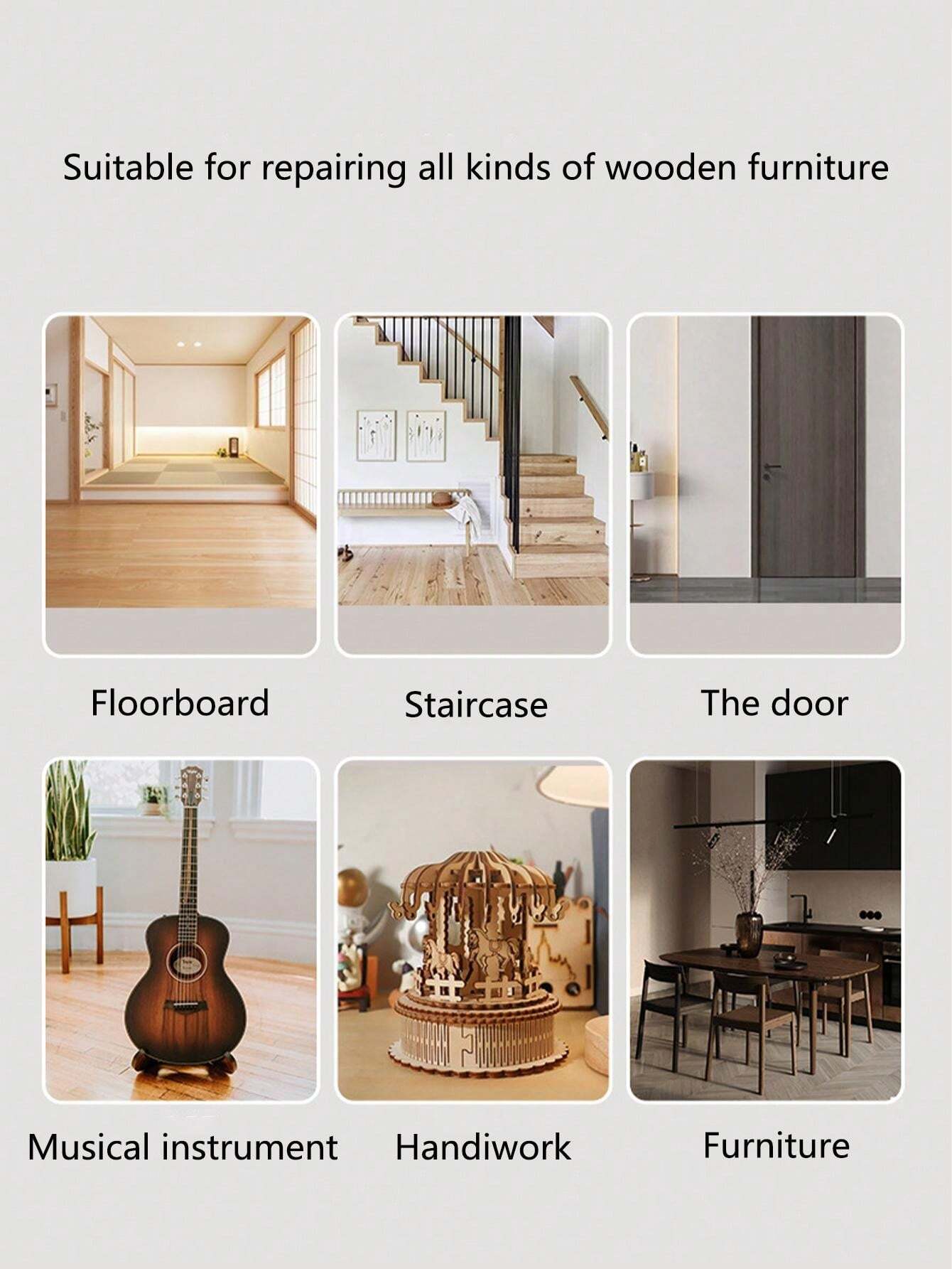 Furniture Color Repair Pen Wood Grain Paint Pen Scratch White Edge