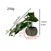 1個人工掛著的常青藤葉子盆栽植物 - 彩色 - 查看 3