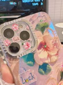 透明钢化玻璃相机镜头膜适用于 12/13，全覆盖卡通设计，适用于 15Promax/14，生日、家人、朋友礼物，镜头保护膜，手机配件