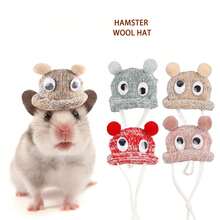1pc Hamster Hat (Random Color) Adjustable Small Pet Headwear - Suitable For Hamsters/Parrots And Other Small Animal Dress Up Hats - Multicolor - View 8