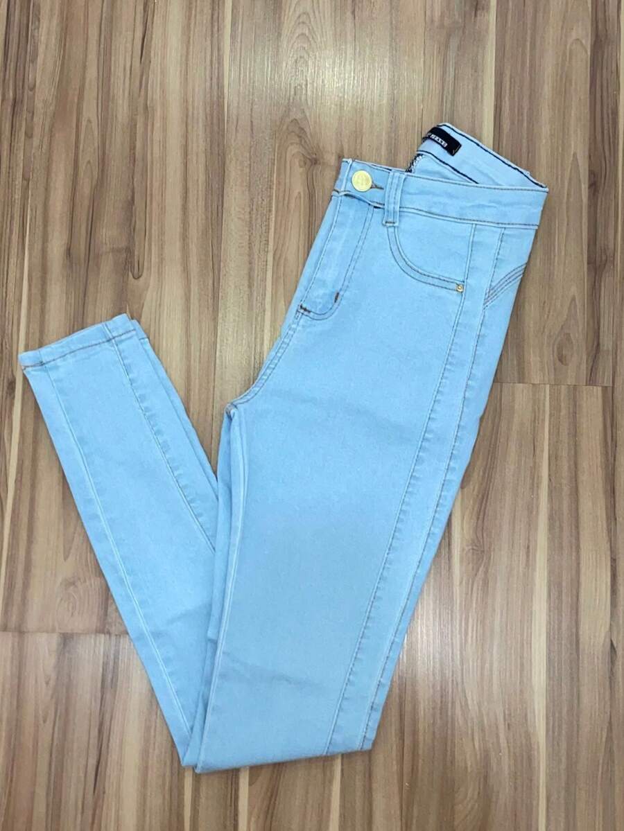 Women Jeans - 淺藍色 - 查看 1