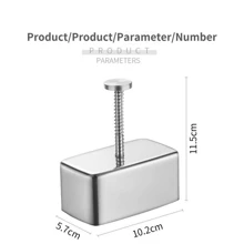 304 Stainless Steel Rice Ball Mold, Japanese Triangle Sushi Mold, DIY Seaweed Wrapped Rice Sushi Making Tool - Multicolor - View 10