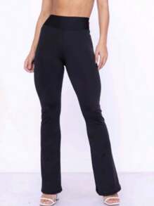 Women Sports Pants - 黑色 - 查看 1