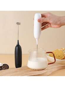 1 pieza Batidor de leche portátil desmontable minimalista con batería, batidor de huevos - Multicolor - Ver 7