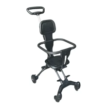 CARRITO DE VIAJE PEGABLE PARA NIÑOS - Negro - Ver 1