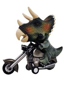 1 pieza de moto inercial pintada a mano con juguete realista de panda, modelo de animal de decoración de adorno - Multicolor - Ver 6