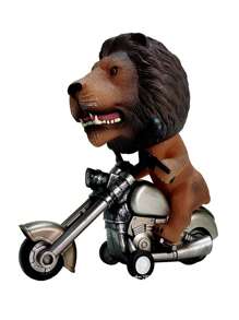 1 pieza de moto inercial pintada a mano con juguete realista de panda, modelo de animal de decoración de adorno - Multicolor - Ver 9