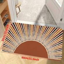 1PC Boho Kitchen Rugs And Mats Farmhouse Style Rustic Kitchen Mat For Floor, Non-Slip Washable Kitchen Sink Mats Holiday Kitchen Decor Doormat+Runner Rug - Brown - View 8