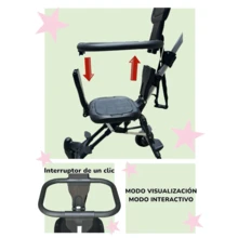 CARRITO DE VIAJE PEGABLE PARA NIÑOS - Negro - Ver 4