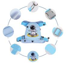 1 Bộ Dây Kéo Họa Tiết Spaceman Cho Chó Có Thể Điều Chỉnh Ba Lô Thú Cưng Poodle Bixiong Dây Kéo Dây Đeo Ngực Dây Đeo Cổ Áo Dây Nịt Và Dây Xích Phụ Kiện Cho Chó - Nhiều màu - Xem 3