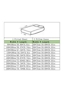 cái/bộ Bộ Ga Gối Màu Xám (1 Ga Gối & 2 Vỏ Gối), Bộ Chăn Ga Gối Vải Tối Giản Cho Tất Cả Các Mùa - Xám - Xem 2