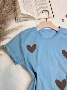 Women T-Shirts - 霧霾藍 - 查看 3